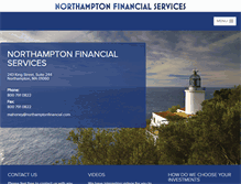 Tablet Screenshot of northamptonfinancialservices.com